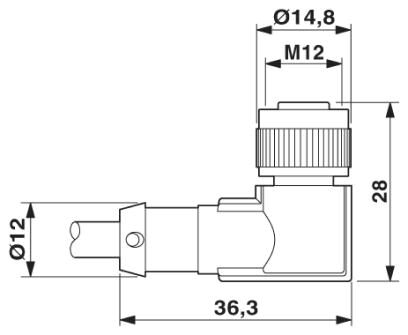Phoenix contact 1538898 SAC-4P-10,0-170/FR-3L SCO Кабель для датчика / исполнительного элемента