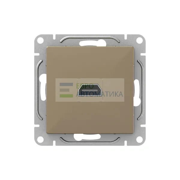 EKF UP1-SOC-HDMI Механизм розетки HDMI, шампань Эпика EKF