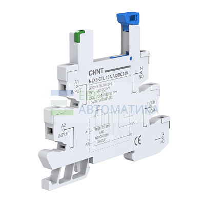 CHINT 525376 Розетка для реле NJX6-60-T AC/DC60В зажим пружинный (R)