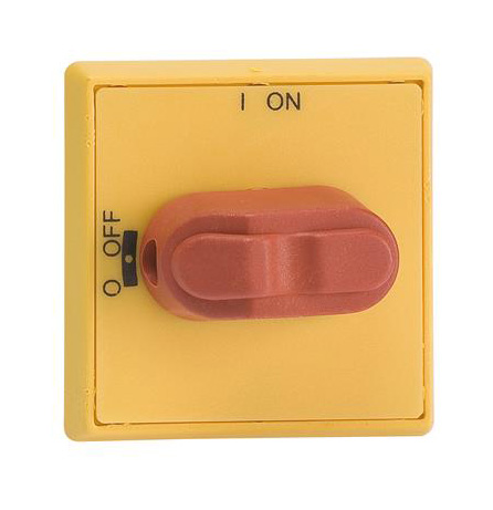 ABB 1SCA105294R1001 Ручка управления OHYS1PH (желто-красная) для рубильников дверного монтажа ОТ16..40FТ