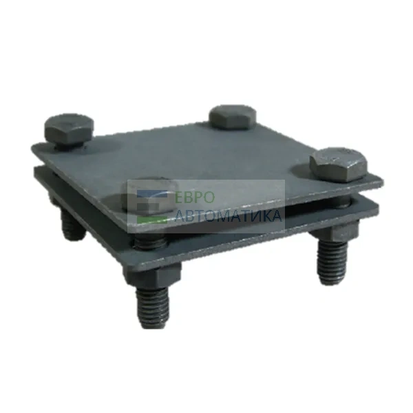 EKF lp-g3106 Зажим для продольного соединения полосы 50 мм (пластина 70х80мм) EKF