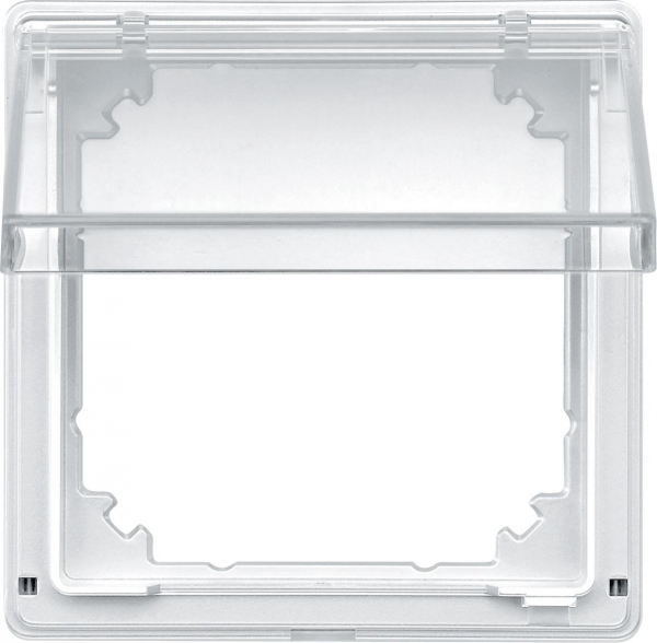 Schneider Electric MTN516919 MERTEN Aquadesign ПРОМЕЖУТ. КОЛЬЦО с прозрач. крышкой, ПОЛ.БЕЛЫЙ