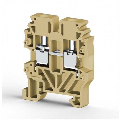 KLEMSAN 304420 Миниклеммник винтовой 2,5 мм.кв (бежевый); MVK2,5
