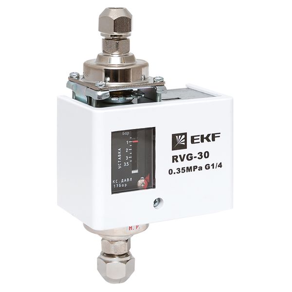 EKF RVG-30-0,35-4 Реле перепада давления EKF RVG-30-0,35-4 (0,35 МПа)