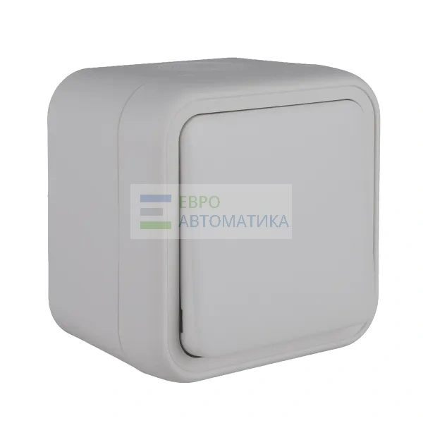 EKF BT1-SWG-11 Выключатель, одноклавишный, проходной ОП, автоматические клеммы серый, Бронто EKF