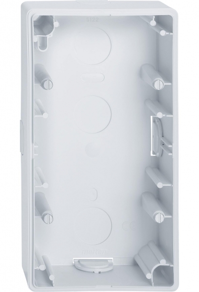 Schneider Electric MTN512225 MERTEN КОРПУС д/открытого монтажа, 2-пост, АКТИВНЫЙ БЕЛЫЙ, SM