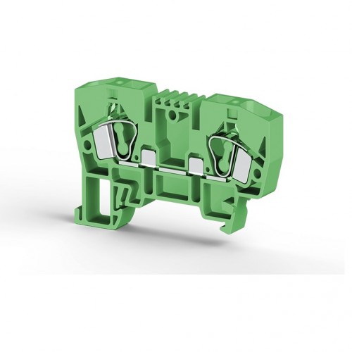 KLEMSAN 306242 Клеммник пружинный 6мм.кв. (зеленый); YBK6