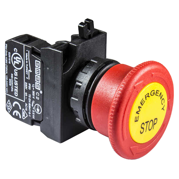 CP200EE Кнопка аварийная с маркировкой Ф40мм (1НЗ) (CP)