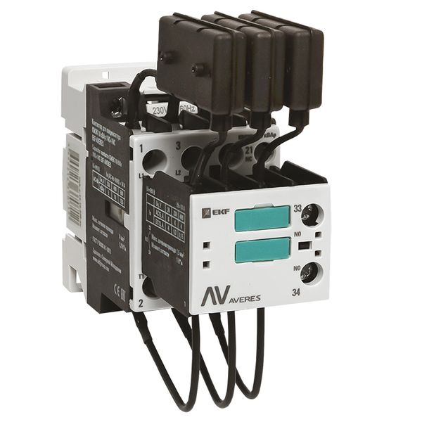 EKF ctrk-s-14-10-230-av Контактор для конденсатора КМЭК 10 кВАр 230В 1NО+1NC EKF AVERES