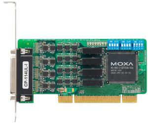 MOXA Плата CP-114UL-I-DB9M 4 Port UPCI Board, w/DB9M Cable, RS-232/422/485, w/Isolation, Low Profile