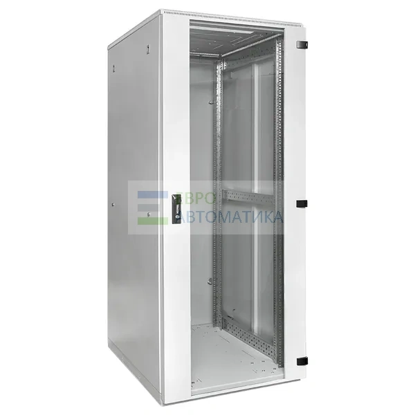 EKF TRP-NTC-1866-41G Шкаф напольный 19" TERACOM PRO 18U 600x600 мм двери стеклянная с замком-ручкой и металлическая серый
