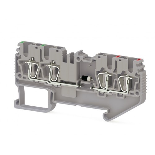 KLEMSAN 311129 Пружинная клемма серии SRD 2,5CD-A (Серый)