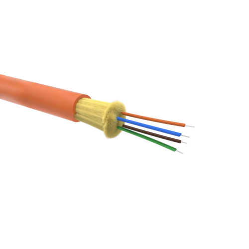 DKC RNDTIN504LSOR Кабель волоконно-оптический DT ОМ2,50/125 мкм,4 волокна в плотном буферном покрытии DKC RNDTIN504LSOR Кабель волоконно-оптический DT ОМ2,50/125 мкм,4 волокна в плотном буферном покрытии