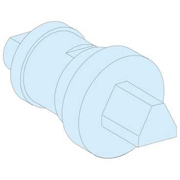 Schneider Electric 09983 ДВЕРНАЯ ВТУЛКА С ТРЕУГОЛЬНЫМ ШТЫРЁМ, 7 ММ, IP55