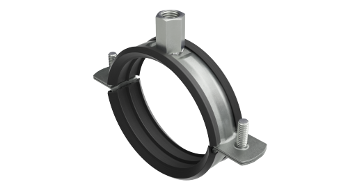 DKC BHM21038 Хомут для средних нагрузок с изоляцией с гайкой М8 для труб d 3/8"