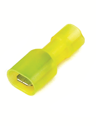 DKC 2C22TP Наконечник плоский полностью изолир. (вилка) 2,5-6 кв.мм 6,3х0,8 мм (РППИ-П)