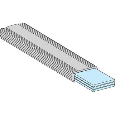 Schneider Electric 04742 ИЗОЛИР.ГИБ.ШИНКА, 20Х2 ММ, ДЛИНА 1800 ММ
