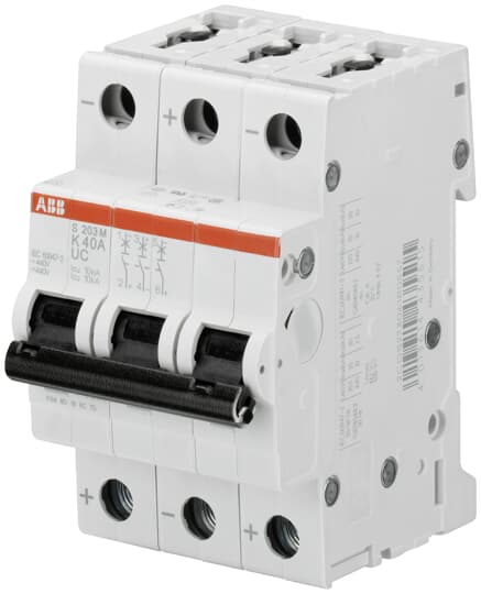 ABB Автомат.выкл-ль 3-полюсной S203M K0,2UC (2CDS273061R0087)