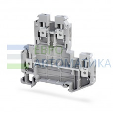 TBLOC 8002099278 - Клеммник 2-х ярусный, 4 мм.кв. с диодом (серый); TBL 4 2P X2