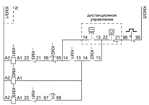 Контактор dekraft км 103 схема подключения