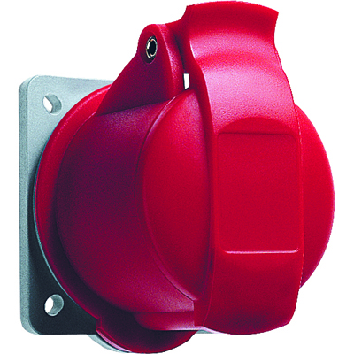 ABB 2CMA193154R1000 Розетка панельная с прямым минимальным фланцем 316R6, 16A, 3P+E, IP44, 6ч