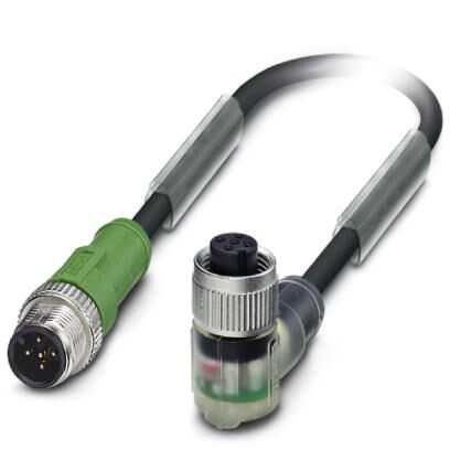 Phoenix contact 1415704 SAC-5P-M12MS/0,6-PVC/M12FR-3L Кабель для датчика / исполнительного элемента