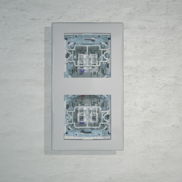 Schneider Electric SDN1500121 Перекл. 2 напр. с синей подсв.10А, бел.