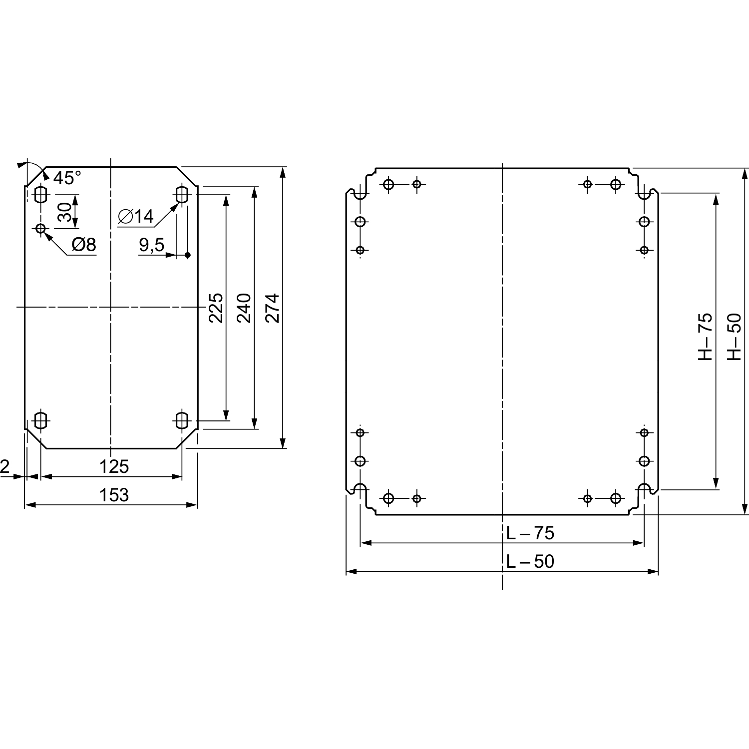 Монтажная плата для распределительного щита Schneider Electric nsymm54