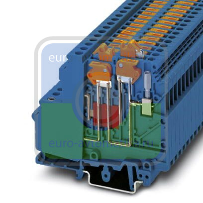 Phoenix contact 3101139 UDMTK 5-TWIN-P/P BU Клеммы с ножевыми размыкателями