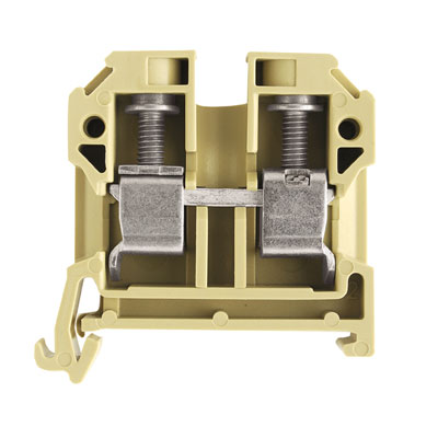 Weidmuller 443760000 SAK 10/35 Исполнение: SAK-серия, Проходная клемма, Расчетное сечение: 10 мм.кв, Винтовое соединение, бежевый