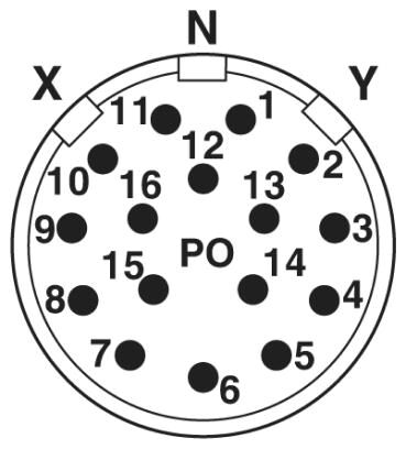 Phoenix contact 1600630 RC-16P1N12D100 Разъем блочный