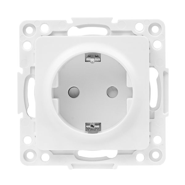 EKF EYR16-028-10 Стокгольм Механизм Розетки 1-местной с/з 16А автоматические клеммы белый с защ. штор. EKF PROxima