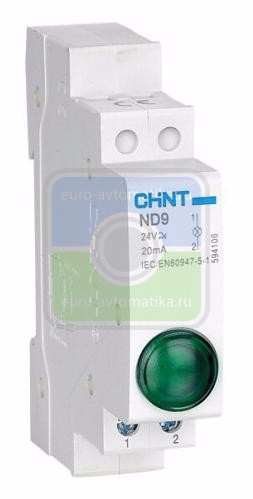 Индикатор ND9-1/y желтый , AC/DC230В (LED) (R)