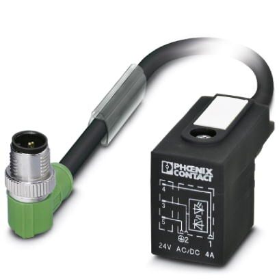Phoenix contact 1435331 SAC-3P-MR/ 0,3-PUR/B-1L-Z SCO Кабель для датчика / исполнительного элемента