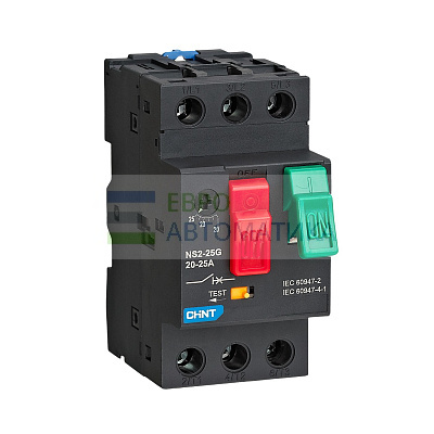 CHINT 599658 Авт. выкл. защиты двигателя NS2-25G 17-23А (R)