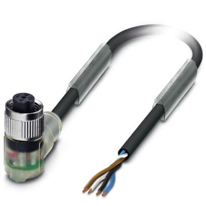 Phoenix contact 1668302 SAC-4P- 5,0-PUR/M12FR-3L Кабель для датчика / исполнительного элемента