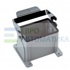 TBLOC 29091S Блочный корпус(кожух) накладной для вставок типоразмера 48B (48); С 1 фиксатором; Боковой ввод; Низкопрофильный; Серый; Алюминий; IP 65