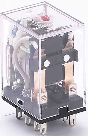 23216DEK Промежуточное реле 2 конт. с инд. LED 5А 24В AC ПР-1