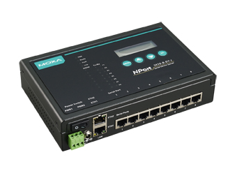 MOXA Сервер NPort 5610-8-DT-J 8 Port RS-232 desktop device server, RJ45, 12~48 VDC