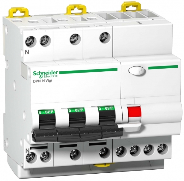 Schneider Electric A9D42710 ДИФФ.АВТ. DPN N VIGI 4П 6КА 10A C 300МA A