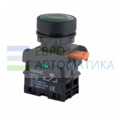 8025078085 - Кнопка 22мм с возвратом 1 Н.О. (зеленый) с индикацией LED 220 V AC/DC; PSRL-1O 220