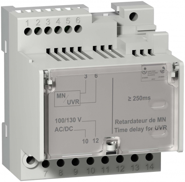 Schneider Electric LV429427 РЕЛЕ ВРЕМ. UVR 220-240В 50ГЦ NS80