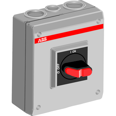 ABB 1SCA022401R4160 Рубильник в боксе OTP16B4M до 16A 4-полюсный, резьба 4хМ25+2хМ16