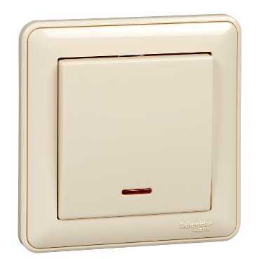 Systeme Electric VS110-153-28 W59 1-клавишный ВЫКЛЮЧАТЕЛЬ с подсв. 10АХ, в сборе, СЛОНОВАЯ КОСТЬ Systeme Electric VS110-153-28 W59 1-клавишный ВЫКЛЮЧАТЕЛЬ с подсв. 10АХ, в сборе, СЛОНОВАЯ КОСТЬ