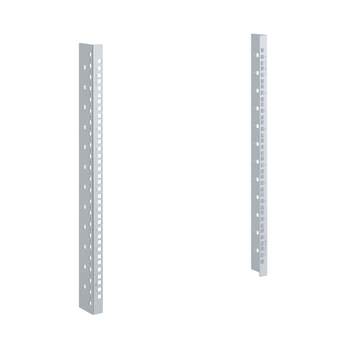 DKC R5VUG12L Вертикальные монтажные профили 12U, "L" для 19" IT-корпусов ДКС серии STI/CQE, 2шт