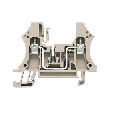 Weidmuller 1036000000 WPO 4 Исполнение: W-серия, Клемма с электронными компонентами, Расчетное сечение: 4 мм.кв, Винтовое соединение, бежевый