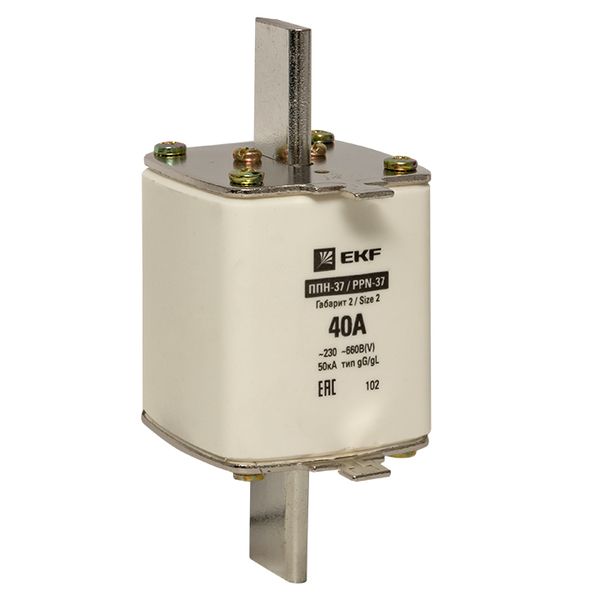 EKF fus-37/400/40 Плавкая вставка ППН-37 400/40А габарит 2 EKF
