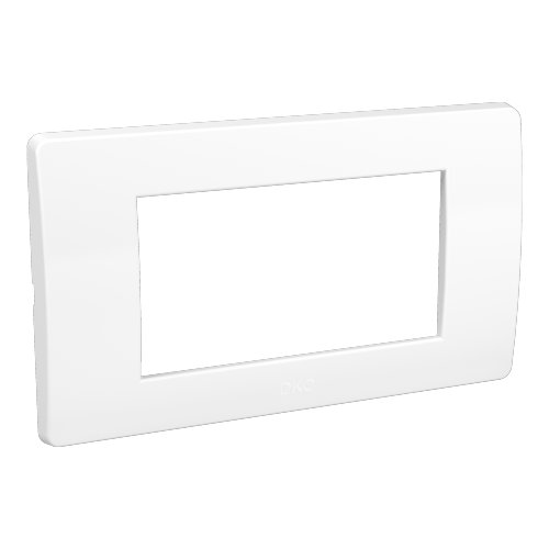 DKC 75011W Рамка на 4 модуля, белая, RAL9010