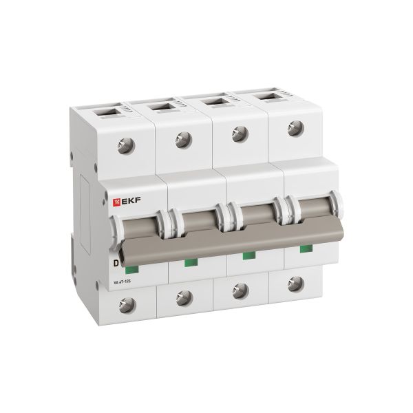 EKF mcb47125-4-20D Автоматический выключатель ВА 47-125 4P 20А (D) 15кА PROXIMA EKF