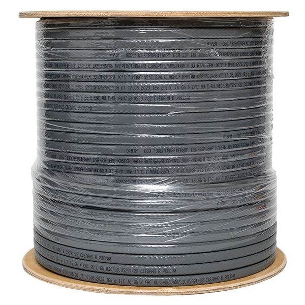 EKF ESR-10F-200 Саморегулирующийся нагревательный кабель ESR-10F (10 Вт/м) 200 м, фторопласт